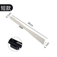 日式鞋拔子 穿鞋免弯腰 磁吸收纳, 1個, 【最新加長款】磁吸鞋拔【米白色】