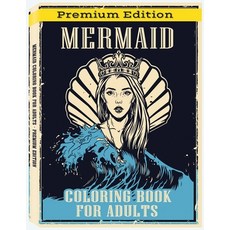 Mermaid Coloring Book for Adults: Beautiful Creatures Cute Mermaids Fantasy Scenes for Relaxation Paperback, Pro Rfza, English, 9784755857195