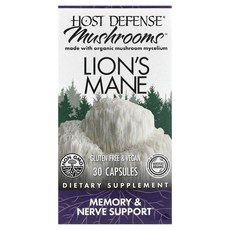 Host Defense Mushrooms™ 노루궁뎅이버섯 캡슐 30정(캡슐 1정당 0.5g) Defense (호스트 디펜스), 30 개
