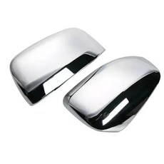 듀랑고 자동차 스티커 사이드 미러 커버 윙 캡 외부 후방 케이스 트림, 1개, 1. Silver