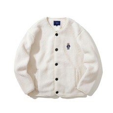 예일 YALE 엠브로이더리 댄 카라리스 보아 플리스 자켓아이보리 199252