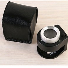 精選優品 珠寶放大鏡 鑑定專用古玩帶LED燈金屬專用看鴿眼高清照紡織珠寶顯示鏡, 120倍高清雙面鏡雙燈金屬放大, 1個