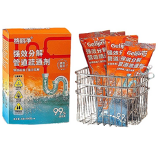 格麗淨 Gelijing 強效分解管道疏通劑 4包入 清潔去味 管道養護, 4個