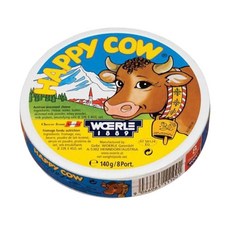 해피카우 포션치즈 2종 레귤러 크림, 140g, 2개