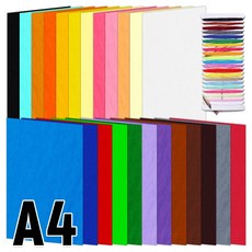 LINJIN A4 칼라펠트 비접착식 1세트 펠트지탑꾸 중복컬러 없이 알뜰구성, 24색