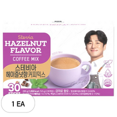맥널티커피 스테비아 커피믹스 헤이즐넛향, 9.5g, 30개입, 1개