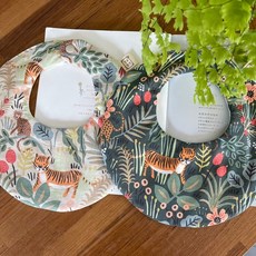 手工圍兜 虎虎生風 天然染色雙面使用 六層紗圍兜 口水巾