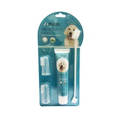 Purry沛立潔 寵物潔耳耳垢指套清潔布50入 清耳液 潔耳 寵物清潔, 1個, 犬用酵素牙膏清潔組