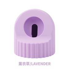 適用於 Apple 手錶充電支架，解放雙手設計, 1個, 矽膠圓柱手錶支架-紫色