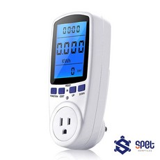 SPET 功率計 電費計, 1個, 藍光背光