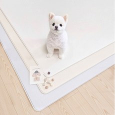 어멍맘 미끄럼방지 펫러그 펫매트 강아지매트 논슬립 애견매트, 라이트그레이