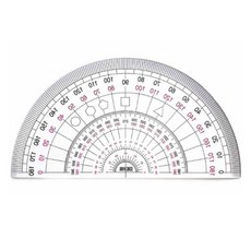 루미오라 각도기 15cm 1개 현장 템플릿자 공구 제도