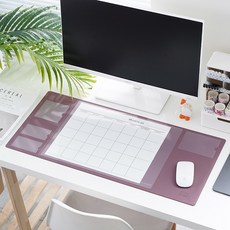 嘉義出貨 滑鼠墊 ins復古多功能商務辦公家用防水大電腦桌墊皮革700X300(mm) 紀念照片墻, 香芋紫, 1個