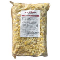 [아이스박스 포함] 삼지코리아 조각단밤 2kg 냉동 다이스