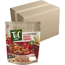 水果穀物脆片, 3包, 500g