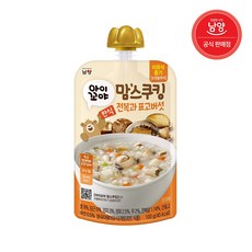 맘스쿠킹 유아 이유식(9개월~) 전복과표고 100g, 1개, 전복과 표고버섯