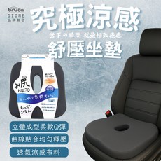 DIONE日本貨 究極涼感低反發 辦公室居家車用透氣 減壓護臀久坐神器