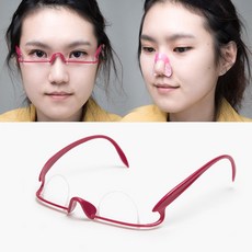 퀵 쌍꺼풀메이커 안경 셀프미용 눈꺼풀 쌍거풀 이미용소품, 1개, 레드