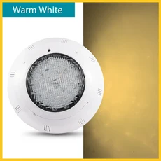 초박형 LED 수영장 조명 송진 채워진 다채로운 RGB 수중 램프 스테인리스 스틸 LED 방수 램프 AC12V IP68, 02 Warm White, 01 45W