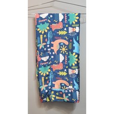 풍기인견 감싸네 DM2 공룡 유아겹이불 (파랑) 가로 120CM 새로 140CM