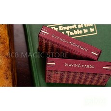 808 MAGIC Hollingworth Deck Burgundy Ed 魔術道具, 1個