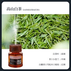 高級古典香薰中式質感車載香薰系列持久擴香香氛淨化車載噴霧香薰, 高山白茶:120ml
