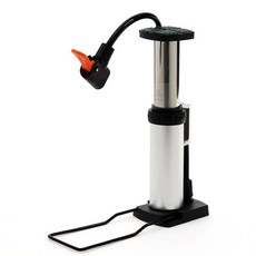 팽이네K 만능 자전거 발펌프 실버