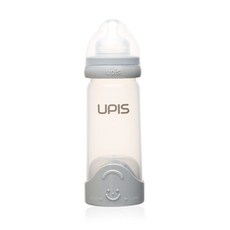 유피스 일회용 젖병 250ml, 3~13개월, 그레이, 1개