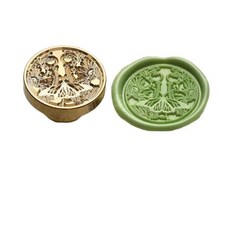 초대장 봉인 스탬프 도장 문양 황동 2.5cm 1개 C, No.22