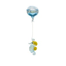 漂浮海馬玻璃魚缸裝飾品, 1個