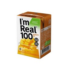 아임리얼 100 망고 주스, 6개, 140ml