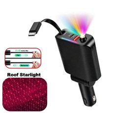 100W 차량용 충전기 어댑터 3 in 1 고속 USB 타입 C (화웨이 삼성 유니버설 자동 감김 케이블 포함), 기타