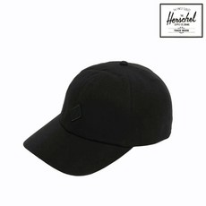 Herschel 運動棒球帽 簡約設計 透氣舒適 遮陽防曬 可調節帽圍, 黑色, 1個