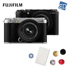 후지필름 정품 FUJIFILM X-M5 + XC15-45mm KIT +호환용 셔터버튼+포켓융 /ED, 후지필름 X-M5+XC15-45mm 실버