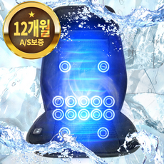 더쎈 14팬 싸이클론 메쉬 쿨링시트 12V 24V 모든 차종 사용 가능, 쿨링시트 단품, 블랙, 1세트 쿨링시트 단품, 블랙, 1세트