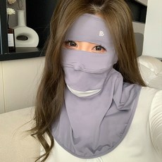 全臉防曬面罩 女 夏季冰絲涼感 防紫外線D立體臉罩 透氣護眼角 騎行涼感必備
