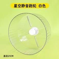 倉鼠靜音跑輪 24釐米 / 超靜音 / 星空透明跑輪, 1個, 靈動時光 靜音暢意輪 ,24釐米 / 超靜音 / 星空透明跑輪