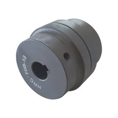 ARESTBUSH HRC聯軸器組 HRC110 釣魚工具 聯軸器組件 附橡膠墊片固定螺絲, 黑, 1個, HRC110-內孔徑38+10x3.3