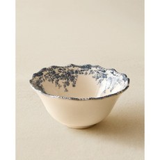 자라홈 플로랄 어슨웨어 에피타이저 볼 42460467400 - 328682, 14 x 14 x 6 cm, 블루