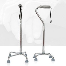 [로지프로] 시니어 고령자 고무 사발지팡이 안전지팡이