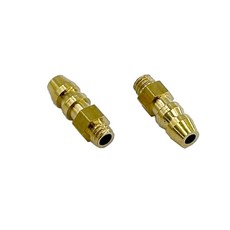 RC 보트 DIY 모델 선박 건조 부품(M5)을 위한 2PCS 황동 수냉 노즐 물 냉각 니플 수도꼭지 연료, M4