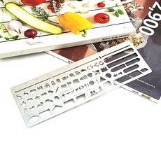 스텐자 도안 도구 스텐실자 눈금자