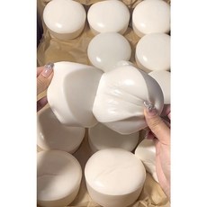 인스타 우유떡 쫀득 모찌 스퀴시 10cm 점보사이즈, 1개, 55g, 화이트