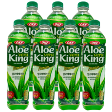 오케이에프 알로에베라킹 음료, 1.5L, 7개