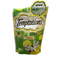 Temptations MixUps 雞肉起司口味貓零食, 75g, 1個, CATNIP, CHICKEN & CHEDDAR FLAVOURS