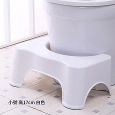 加厚防滑馬桶凳 插孔香薰款, 簡約馬桶凳小號 白色