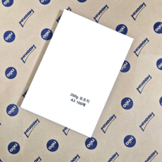 A3사이즈 260g 모조지 100매 백상지 디자인 인쇄 용지, 100개, A3