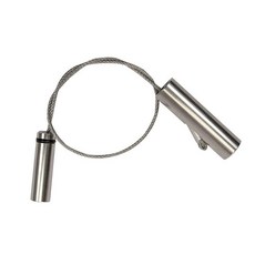 Scuba Choice 스피어낚시용 10.2cm(4인치) 걸프 고정 윙 슬립 팁 3/8인치 슬라이드 링이 있는 트라이컷 6mm 스레드 58.4cm(23인치) 멀티 브레이드