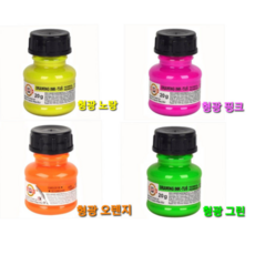 [코이노] 형광 잉크/ 딥펜 잉크/ 캘리그라피 잉크 20g, 형광 핑크