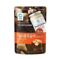 청정원 싱글 파우치 머쉬룸투움바소스, 2개, 150g